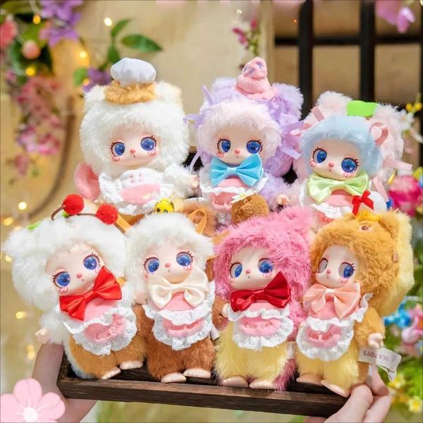 Blind box Lilla V4 Dessert Chef Kitten Vinyl Plush Toy Trendy Play Box Cute Mystery Girl Doll Collectible Backpack Pendant Gift K260321