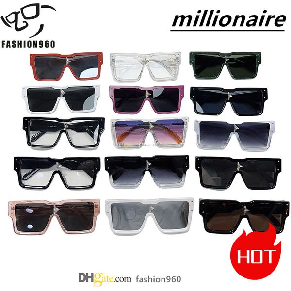 Luxury Designer Sunglasses men womens Fashion millionaire Cyclone sunglass Large Frame Oversized Glasses Z1565W Z1547 Vintage gafas de sol lunette de soleil Z1643
Luxury Designer Sunglasses men womens Fashion millionaire Cyclone sunglass Large Frame Oversized Glasses Z1565W Z1547 Vintage gafas de sol lunette de soleil Z1643