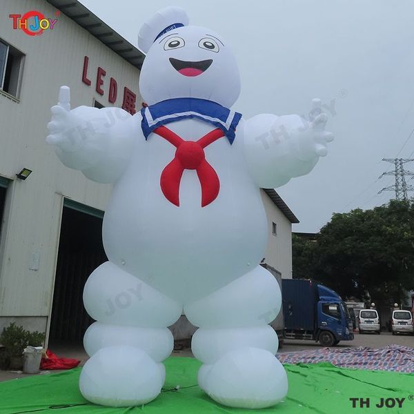Outdoor activities 10m height (33ft) Giant Inflatable Stay Puft Marshmallow Man Ghostbusters for Halloween Decoration