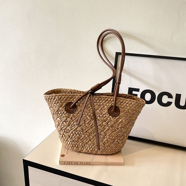 Luxury Designer Bags Lafte Grass Hand WovenLarge Capacity Shopping Bag Fashion Tote Bag Handbags Classic Summer Leather Handbags Beach Bags Women Shoulder Bag1, #5
Luxury Designer Bags Lafte Grass Hand WovenLarge Capacity Shopping Bag Fashion Tote Bag Handbags Classic Summer Leather Handbags Beach Bags Women Shoulder Bag1, #5