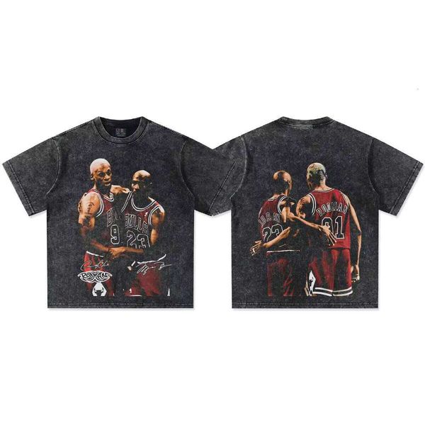 2025 New Bull Star Oversized Casual T-Shirt Unisex Short Sleeve Printed Small Collar Heavy Wash Cotton, Washed black short sleeve
2025 New Bull Star Oversized Casual T-Shirt Unisex Short Sleeve Printed Small Collar Heavy Wash Cotton, Washed black short sleeve