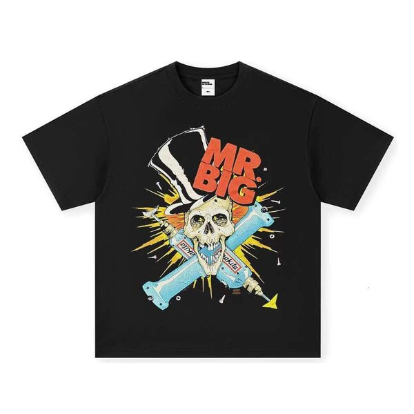 Mr. Big Rock Band Short Sleeve T-Shirt 100% Cotton American Washed Heavyweight Crossover Hip-Hop Unisex, Washed black short sleeve small
Mr. Big Rock Band Short Sleeve T-Shirt 100% Cotton American Washed Heavyweight Crossover Hip-Hop Unisex, Washed black short sleeve small