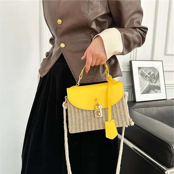 Designer Bag Shoulder Luxury Bag Bag Luxury Free Shipping New Fashion Commuting Small Square Premium Texture Woven Single Crossbody For Womens, Color 4 
Designer Bag Shoulder Luxury Bag Bag Luxury Free Shipping New Fashion Commuting Small Square Premium Texture Woven Single Crossbody For Womens, Color 4