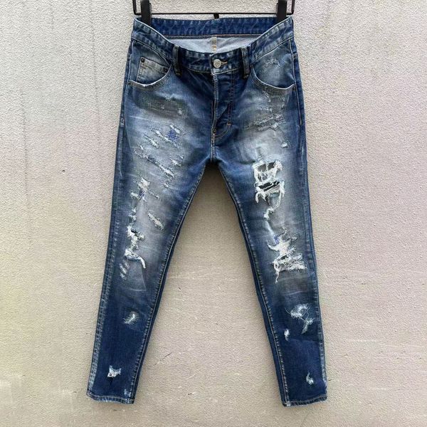 mens designer jeans black ripped pants fashion skinny broken style rock revival jean, 966-blue
mens designer jeans black ripped pants fashion skinny broken style rock revival jean, 966-blue