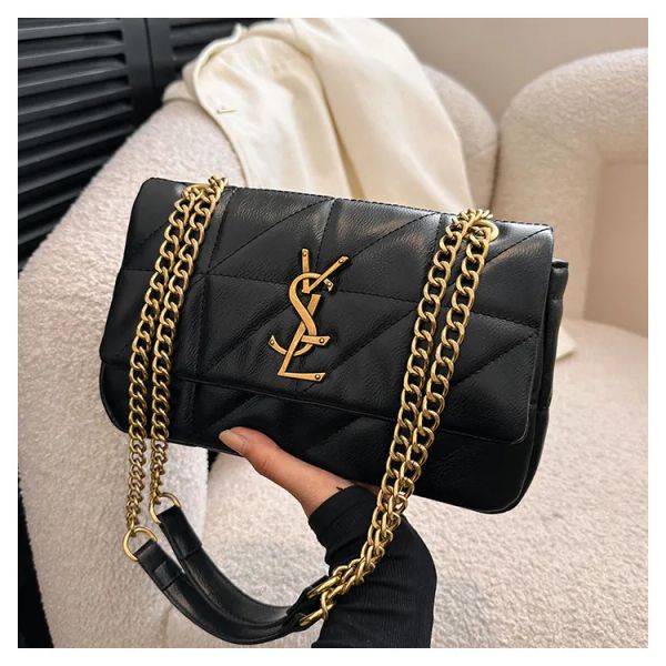 Designer bag New Versatile Women's Bag with Diamond Patterned Chain Shoulder Bag Fashionable Show Temperament Crossbody Bag Black, #black
Designer bag New Versatile Women's Bag with Diamond Patterned Chain Shoulder Bag Fashionable Show Temperament Crossbody Bag Black, #black