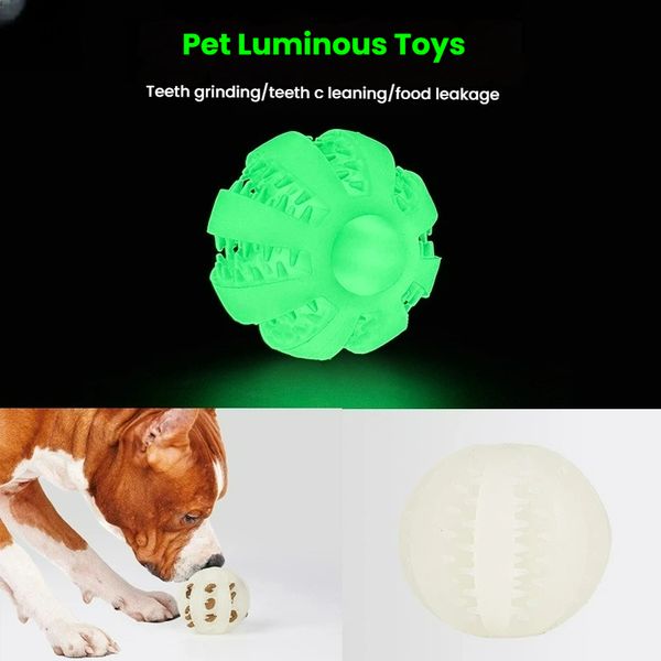 Dog Luminous Food Dispensing Chew Toy Ball - Interactive, Durable, Glow in the Dark, Multi
Dog Luminous Food Dispensing Chew Toy Ball - Interactive, Durable, Glow in the Dark, Multi