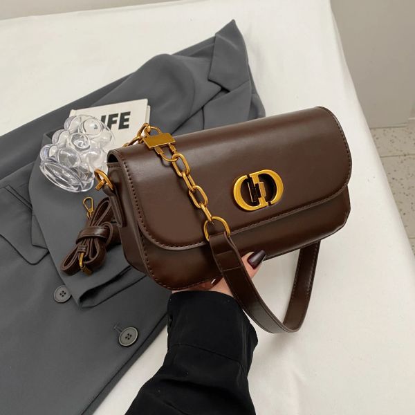 Designer bag The new best-selling retro chain single-shoulder small square bag with a high-end feel, solid-color simple crossbody bag for going out Free shipping, Coffee
Designer bag The new best-selling retro chain single-shoulder small square bag with a high-end feel, solid-color simple crossbody bag for going out Free shipping, Coffee