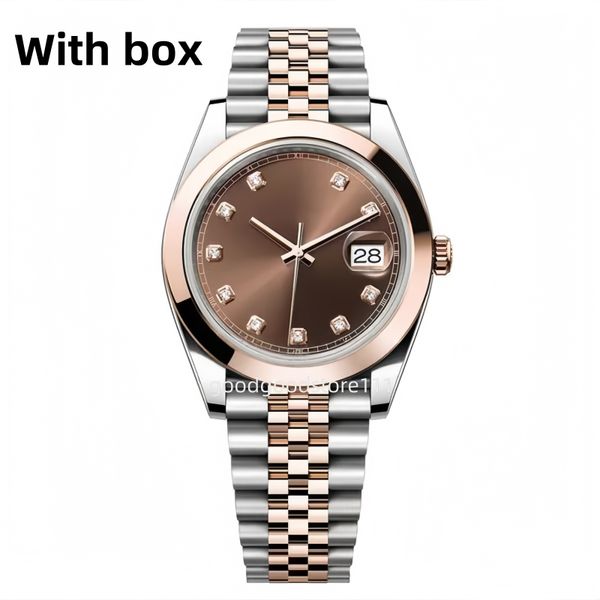 Automatico watch Designer watches 36/41MM Full Stainless steel Luminous Waterproof gold 31MM Women Watch Couples Style Classic Wristwatches Super clone watch, Color 18
Automatico watch Designer watches 36/41MM Full Stainless steel Luminous Waterproof gold 31MM Women Watch Couples Style Classic Wristwatches Super clone watch, Color 18