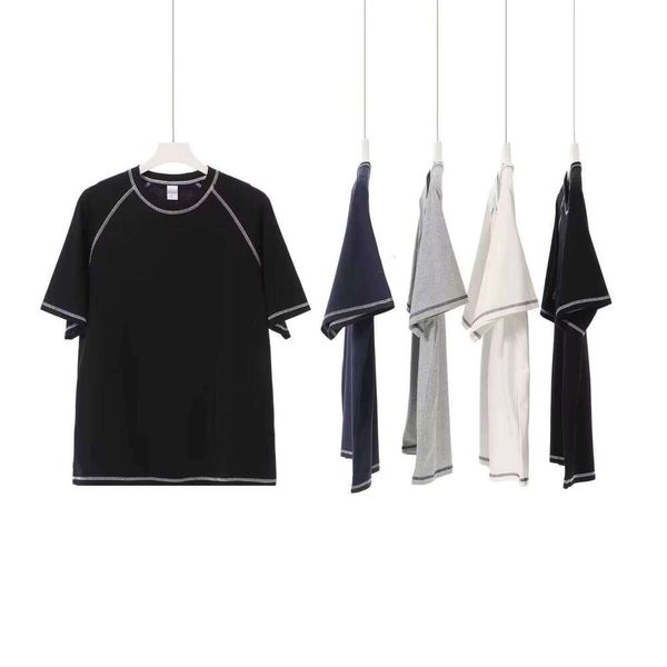 Summer Clothing 240g 100% Cotton Design Sense Color Block Short Sleeve Men's Casual T-Shirt, White
Summer Clothing 240g 100% Cotton Design Sense Color Block Short Sleeve Men's Casual T-Shirt, White