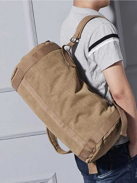 Canvas Travel Bag Men Handbags Male Designer Large Capacity…