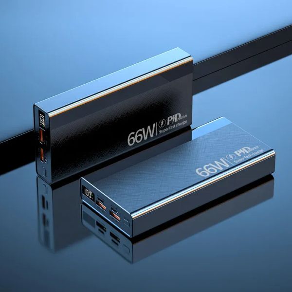 66W power bank 50000mAh fast charging portable power bank with four USB chargers suitable for all smartphones
66W power bank 50000mAh fast charging portable power bank with four USB chargers suitable for all smartphones