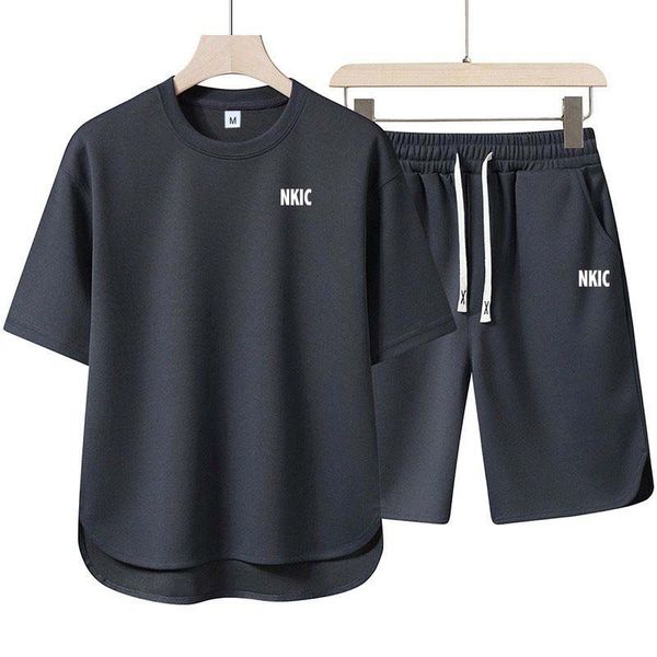 Trendy Suits for men Men's Summer Shorts Set Gym Outfit Student Short Sleeve Tee 2 Piece Set Tracksuits Men Casual Men Brand Clothing Plus Size S-3XL, Burgundy
Trendy Suits for men Men's Summer Shorts Set Gym Outfit Student Short Sleeve Tee 2 Piece Set Tracksuits Men Casual Men Brand Clothing Plus Size S-3XL, Burgundy