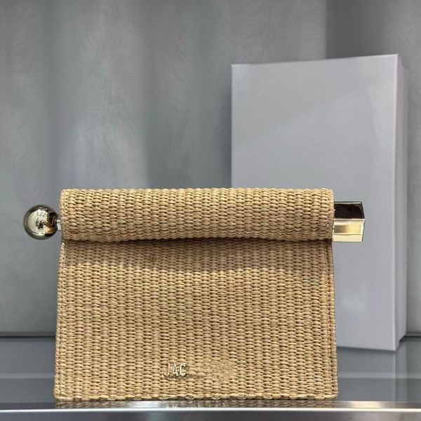 Clutch Bags Designer Folding Handbag Straw Weaving Single Shoulder Diagonal Cross Bag Premium, J1s
Clutch Bags Designer Folding Handbag Straw Weaving Single Shoulder Diagonal Cross Bag Premium, J1s