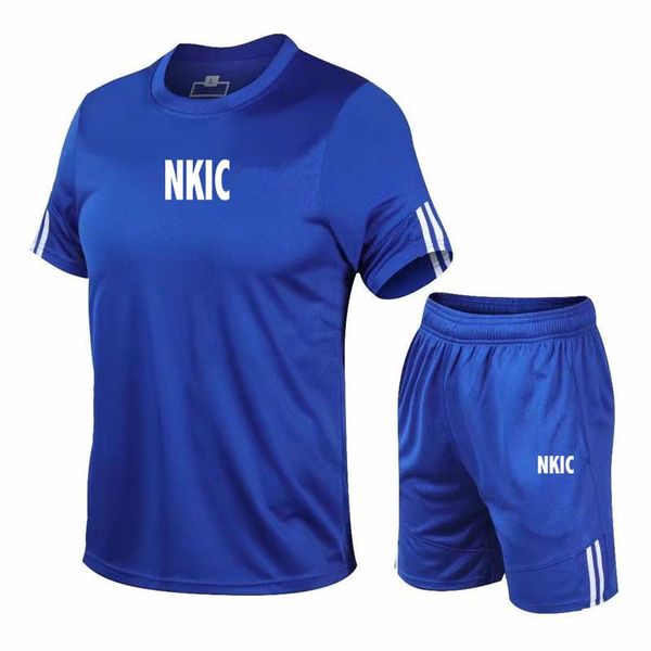 Summer men's Brand sportswear short-sleeved outdoor sports suit fashion leisure fitness T-shirt basketball shorts two-piece set Plus Size -5XL, White 1
Summer men's Brand sportswear short-sleeved outdoor sports suit fashion leisure fitness T-shirt basketball shorts two-piece set Plus Size -5XL, White 1