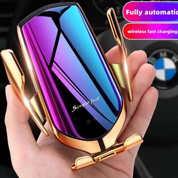 Universal Car Phone Holder Wireless Charging Bracket Intelligent Auto Induction Fast Charging Air Vent Mount for Mobile Phones
Universal Car Phone Holder Wireless Charging Bracket Intelligent Auto Induction Fast Charging Air Vent Mount for Mobile Phones
