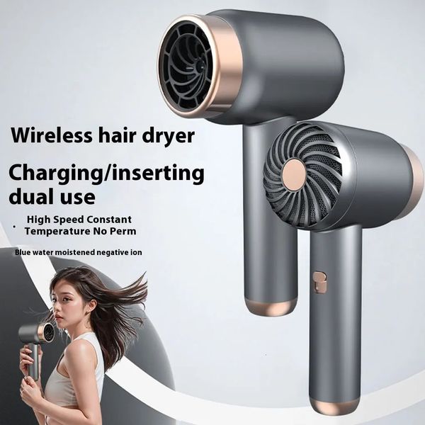 Wireless Negative Ionic Hair Dryer Professinal Hair Care Constant Temperature Anion Electric Dryer Home Appliances Blow Dryer 250618BJ Z260713