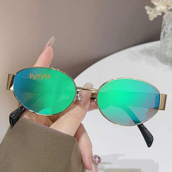 Sunglasses for women Summer new personalized oval metal sunglasses Instagram popular high-end large frame glasses for men
Sunglasses for women Summer new personalized oval metal sunglasses Instagram popular high-end large frame glasses for men