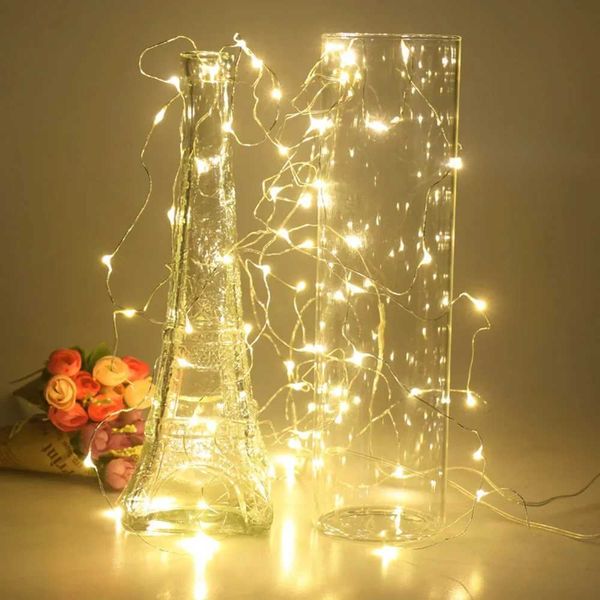 2M 5M 10M LED String Lights LED Fairy Lights Battery Power For Christmas Tree Garland Holiday Wedding Party New Year Decoration X250623