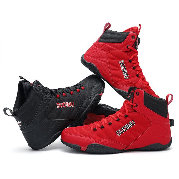 Professional Boxing Shoes, Men's Wrestling Shoes, Indoor Fitness Combat Shoes, Sanda Training Shoes, Women's High-Top Free Kickboxing Shoes, Black
Professional Boxing Shoes, Men's Wrestling Shoes, Indoor Fitness Combat Shoes, Sanda Training Shoes, Women's High-Top Free Kickboxing Shoes, Black