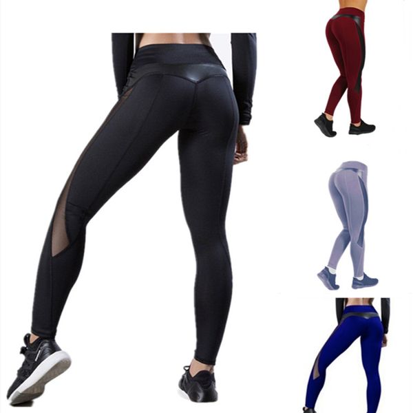 Mesh splicing leather sexy breathable sweat-absorbing yoga pants sports fitness casual leggings, Subject to picture
Mesh splicing leather sexy breathable sweat-absorbing yoga pants sports fitness casual leggings, Subject to picture
