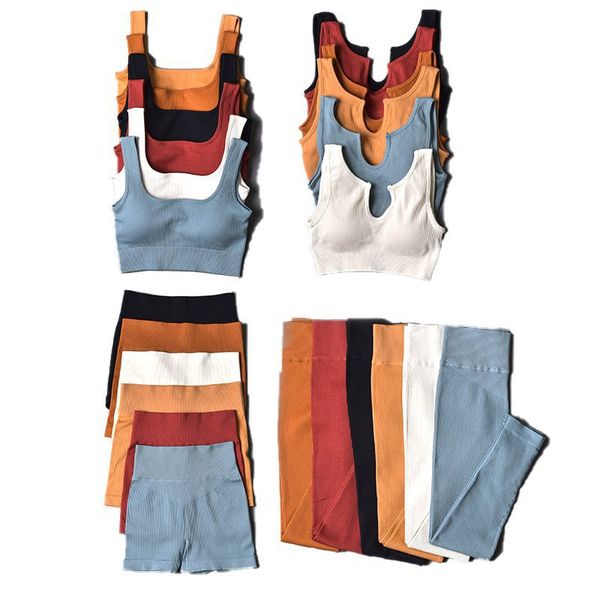New seamless moisture-wicking and sweat-absorbing U-neck beautiful back, autumn and winter high-elastic solid-color threaded yoga bra fitness set, Subject to picture
New seamless moisture-wicking and sweat-absorbing U-neck beautiful back, autumn and winter high-elastic solid-color threaded yoga bra fitness set, Subject to picture