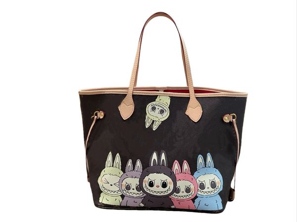 Designer Shopping bag labubu graffiti style simple and atmospheric, Brown
Designer Shopping bag labubu graffiti style simple and atmospheric, Brown