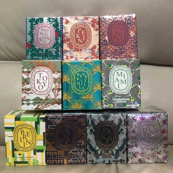 190g Aromatherapy Candle City Limited Edition Pure Natural Plant Essential Oil Scented Candle Cafe Chantilly Christmas Home Gift T260420