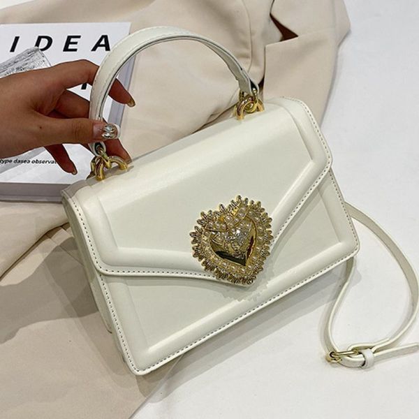Women Handbags Simple Flap Small Square Girls Purses New Designer Leisure Commute Top-Handle Shoulder Messenger Bag, White
Women Handbags Simple Flap Small Square Girls Purses New Designer Leisure Commute Top-Handle Shoulder Messenger Bag, White