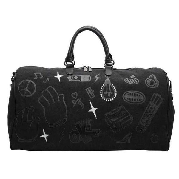 Graffiti Travel Bag Womens Short Distance Business Trip Large Capacity Luggage Handbag Dry Wet Separation Sports Fitness Bag Y250304, L4345black
Graffiti Travel Bag Womens Short Distance Business Trip Large Capacity Luggage Handbag Dry Wet Separation Sports Fitness Bag Y250304, L4345black