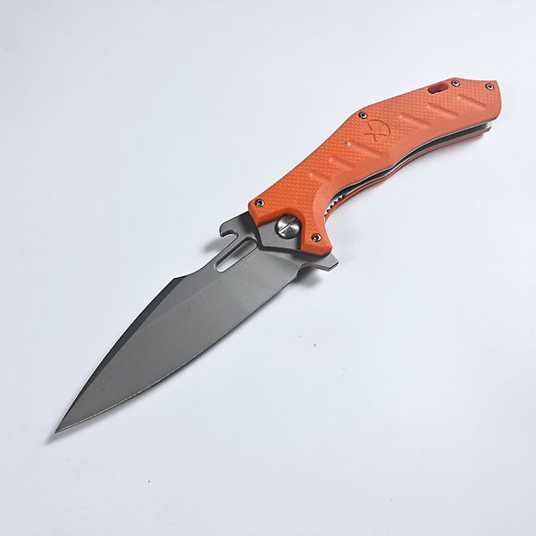 Folding Pocket Knife Ergonomic G10 Anti-Slip Handle with Bottle opener Blade Hunting Fishing Camping Gear Outdoor Flipper EDC Pocket Knife (Orange)
Folding Pocket Knife Ergonomic G10 Anti-Slip Handle with Bottle opener Blade Hunting Fishing Camping Gear Outdoor Flipper EDC Pocket Knife (Orange)
