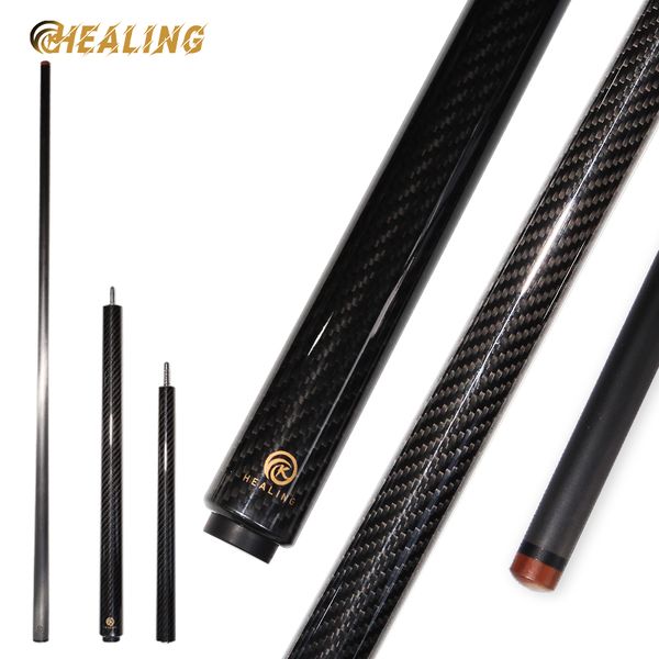 OKHEALING 3 Pieces Carbon Fiber Cue Break Jump Pool Cue Stick 12.9mm Bakelite Tip Uni-loc/3 Teeth Joint Length 58 in 20-22oz Weight Adjust Bright Black Billiard Stick
OKHEALING 3 Pieces Carbon Fiber Cue Break Jump Pool Cue Stick 12.9mm Bakelite Tip Uni-loc/3 Teeth Joint Length 58 in 20-22oz Weight Adjust Bright Black Billiard Stick