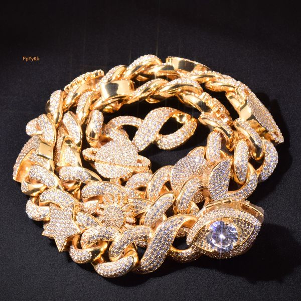 New Release Hip Hop Star Moon Eye Buckle Cuban Chain VVS Moissanite Iced Out Collarbone Choker Statement Jewelry Pass the diamond tester
New Release Hip Hop Star Moon Eye Buckle Cuban Chain VVS Moissanite Iced Out Collarbone Choker Statement Jewelry Pass the diamond tester