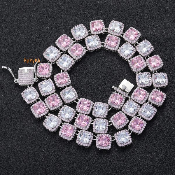 Hiphop Jewelry 10mm Candy Pink White Moissanite 18K Gold Plated Unisex Iced Out Necklace Pass the diamond tester
Hiphop Jewelry 10mm Candy Pink White Moissanite 18K Gold Plated Unisex Iced Out Necklace Pass the diamond tester