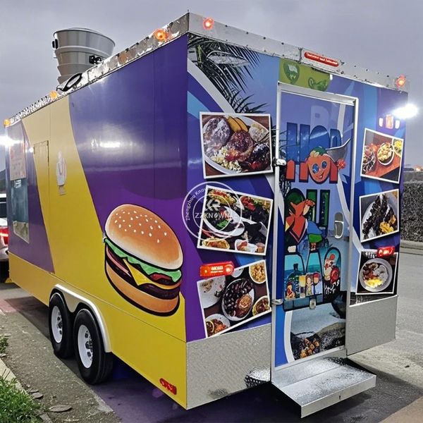DOT Certified Europe Standard Food Truck Mobile Kitchen Catering Trailert with Full Kitchen Hot Dog Vending and Ice Cream Cart
DOT Certified Europe Standard Food Truck Mobile Kitchen Catering Trailert with Full Kitchen Hot Dog Vending and Ice Cream Cart