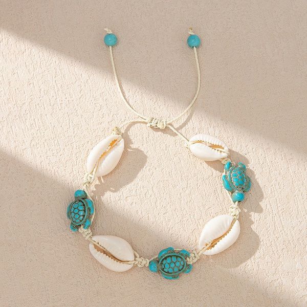 Ocean element shell bracelet - designed with starfish and conch - summer fresh vacation style accessory
Ocean element shell bracelet - designed with starfish and conch - summer fresh vacation style accessory