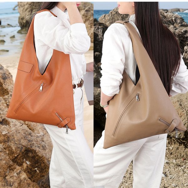 New Designer Genuine Leather Tote Bag for Women Large Capacity Shoulder Bag Unique Minimalist Style Blue Black Khaki Brown Bag
New Designer Genuine Leather Tote Bag for Women Large Capacity Shoulder Bag Unique Minimalist Style Blue Black Khaki Brown Bag