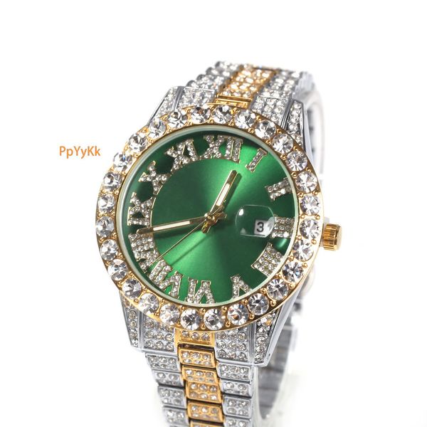 Luxury Jewelry VVS Moissanite Premium New All Over Diamonds Arabic Dial Men Watch Hip Hop Fashion Gold Big Dial Mechanical Pass the diamond tester, White
Luxury Jewelry VVS Moissanite Premium New All Over Diamonds Arabic Dial Men Watch Hip Hop Fashion Gold Big Dial Mechanical Pass the diamond tester, White