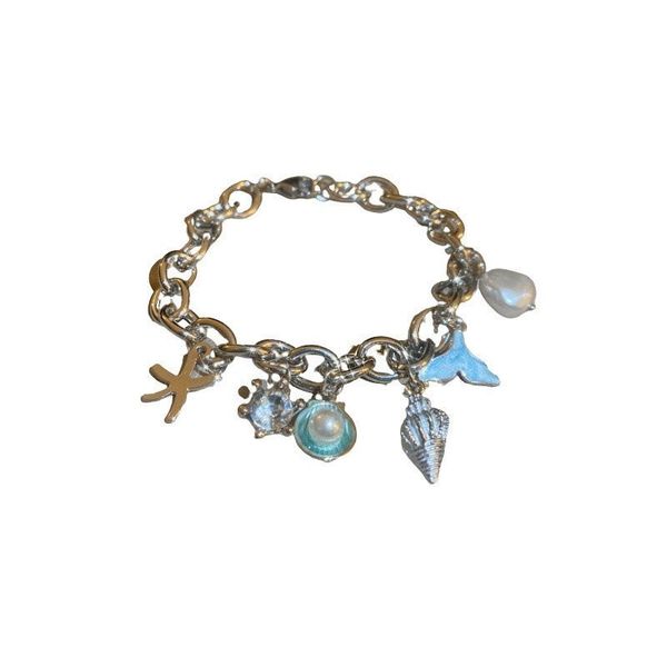 Starfish Shell Conch Bracelets For Women pearl Goldcolor Chain Bracelet Bangle Ocean Wristband Summer Beach Jewelry
Starfish Shell Conch Bracelets For Women pearl Goldcolor Chain Bracelet Bangle Ocean Wristband Summer Beach Jewelry