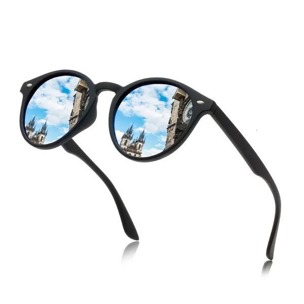 Fashion Round Polarized Sunglasses Women Men Classic Vintage — compare prices at CompareOffers