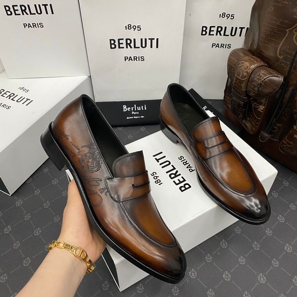 Genuine Leather Loafers for Men EU 39-45