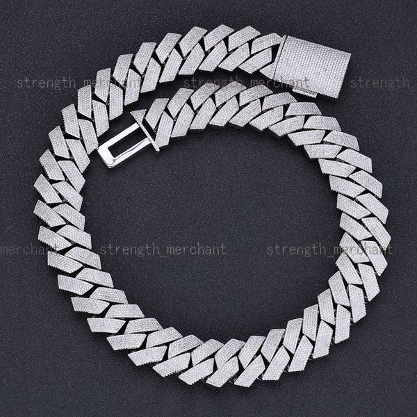 Diamond Miami Cuban Link Chain in 6mm20mm Width — compare prices at CompareOffers