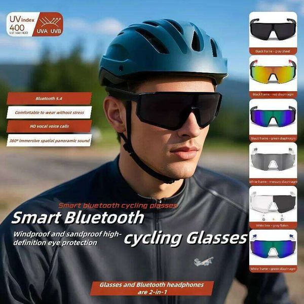 Qy-Pro1 Bluetooth Smart Glasses AI Intelligent Translation Sunglasses Voice Remote Control Eyewear Waterproof Sports Spectacles