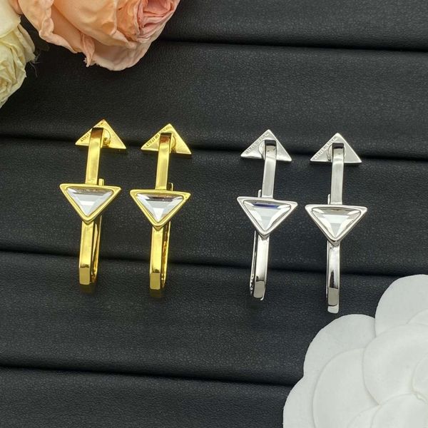 Luxury Designer Earrings for Women Triangle 18K Gold Silver Plated Birthday Love Gift Fashion Jewelry
Luxury Designer Earrings for Women Triangle 18K Gold Silver Plated Birthday Love Gift Fashion Jewelry