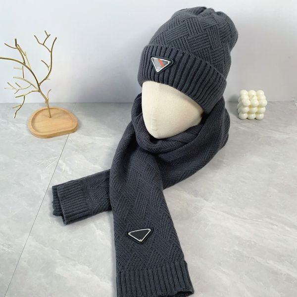 Grey Hat And Scarf …