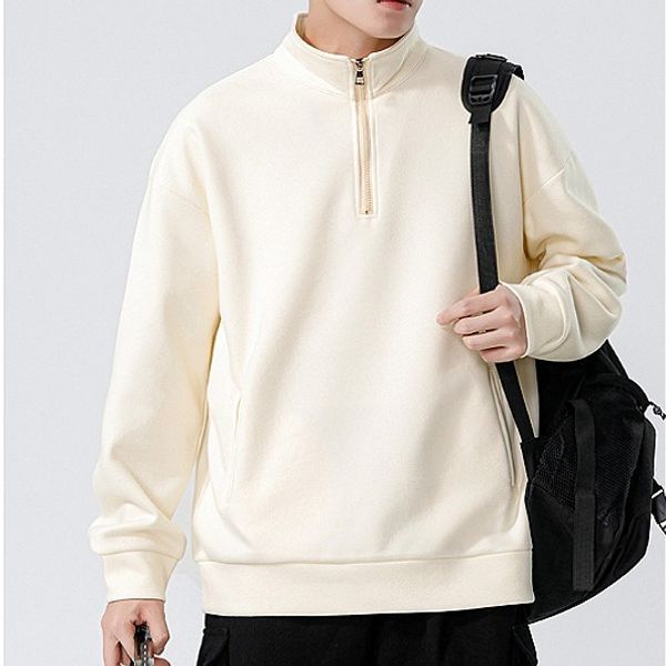 41 Turtleneck Sweatshirt for Men Autumn and Winter Thickened Loose Trendy
