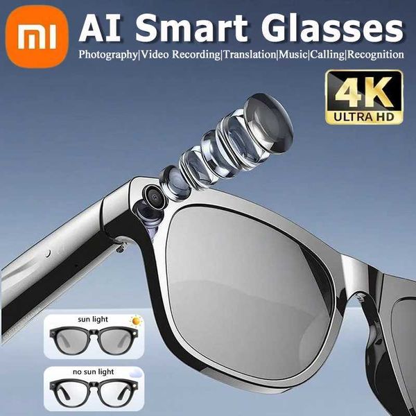 4K Smart Glasses Camera X251011, Foldable Frame Video Recording Eyewear, Wearable Camera Smart Glasses for Hands-Free Photos and Videos, Daily Travel, Commuting, and Outdoor Use