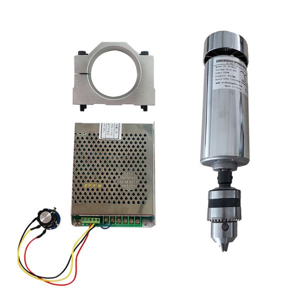 LY 800W DC110V 5000-20000RPM CNC Spindle Motor Kit ER11/ER16 0.8KW Spindle Motor Power Supply Speed Governor For Engraving