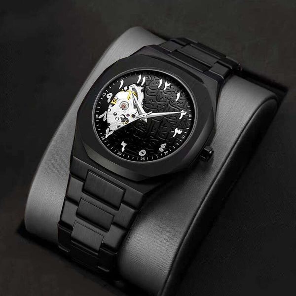 Waterproof Men's Arabic Dial High-Quality Alloy Quartz Watch