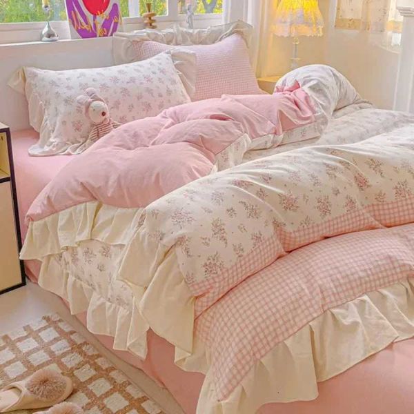 4Pcs Korean Lace Du…