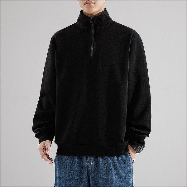 H229 Men Long-sleeved T-shirt Round Neck sleeved Casual Sweatshirt